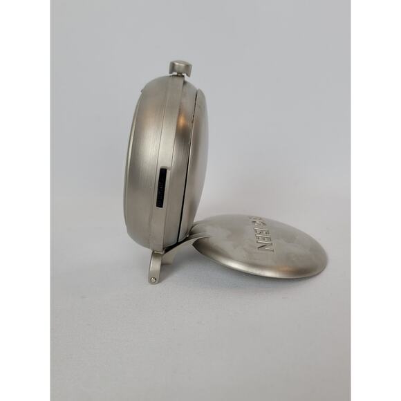 Big Ben Silver Tone Travel Alarm Clock Quartz Running - Picture 2 of 7